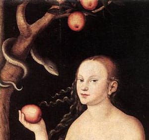 eve the snake and the apple story