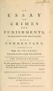cesare beccaria essay on crimes and punishments