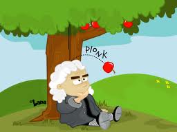 Isaac Newton Theory Of Gravity Apple Tree Wissenschaft Clip Hängende Charms 