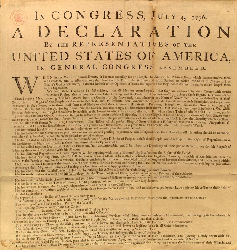 importance of declaration of independence essay
