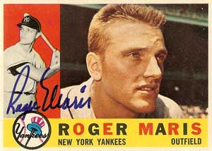 Former St. Louis Cardinals outfielder Roger Maris, who also played for the  New York Yankees, going into Croatian American Sports Hall of Fame