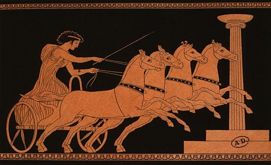 greek chariot race