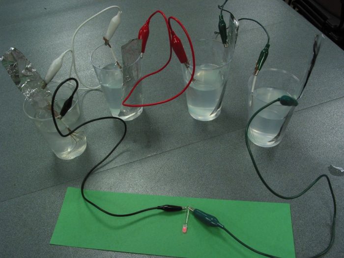 Copper-Aluminum-saltwater